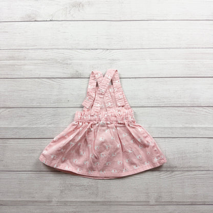 Just One You Carter's Baby Pink Elephant Print Dress Skirtalls 6-9 Months