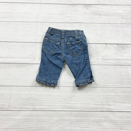 Koala Kids Baby Jeans Denim Pull-On Pants Elastic Waist Infant Girl 3-6 Months