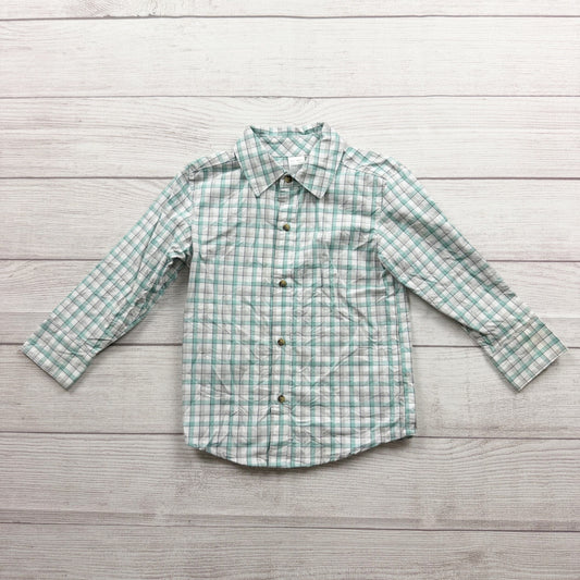 Simple Joys Carter's Toddler Boys Plaid Long Sleeve Button Up Shirt 2T