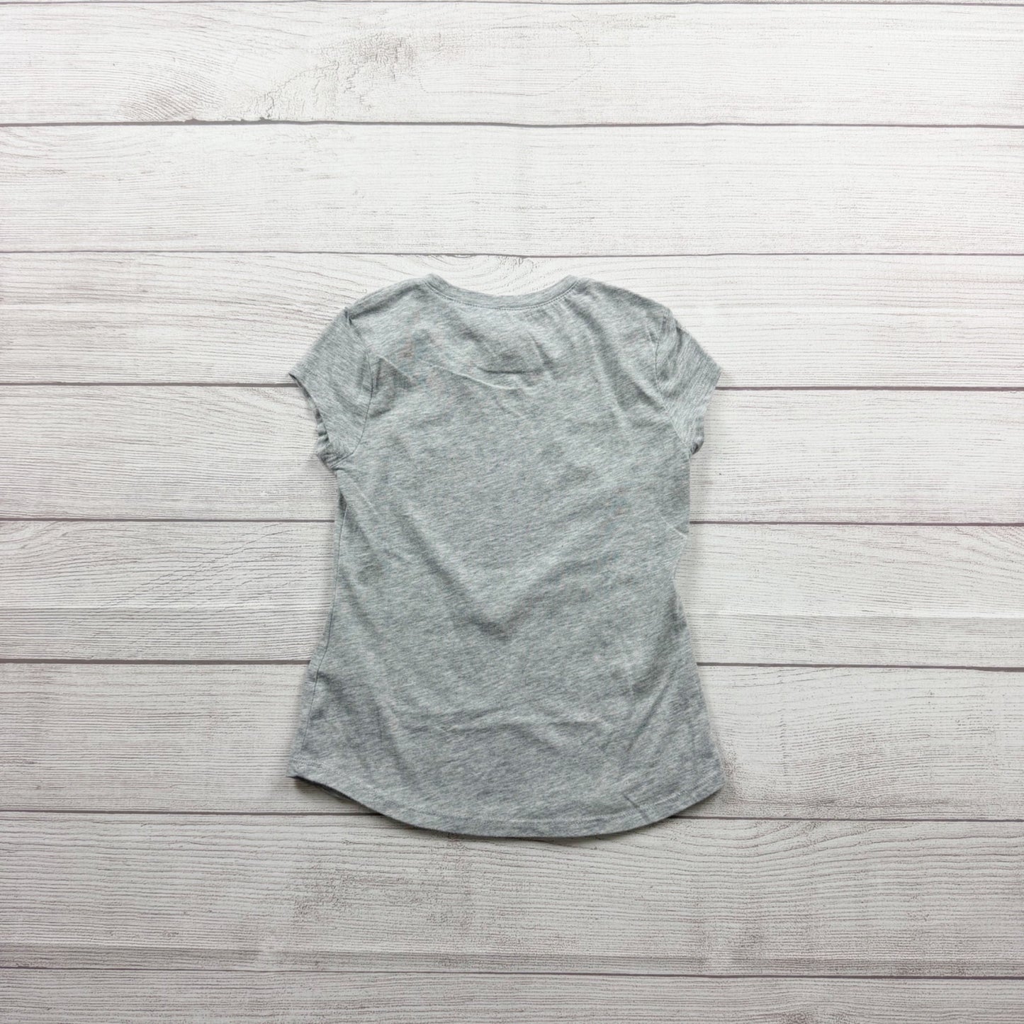 justice Trust In Your Magic Girls Graphic T-Shirt Gray Short Sleeve 6