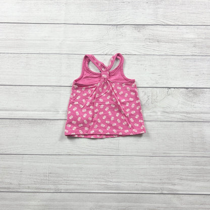 babyGap Toddler Girl Tank Top Pink Pineapple Print Racerback 12-18 Months
