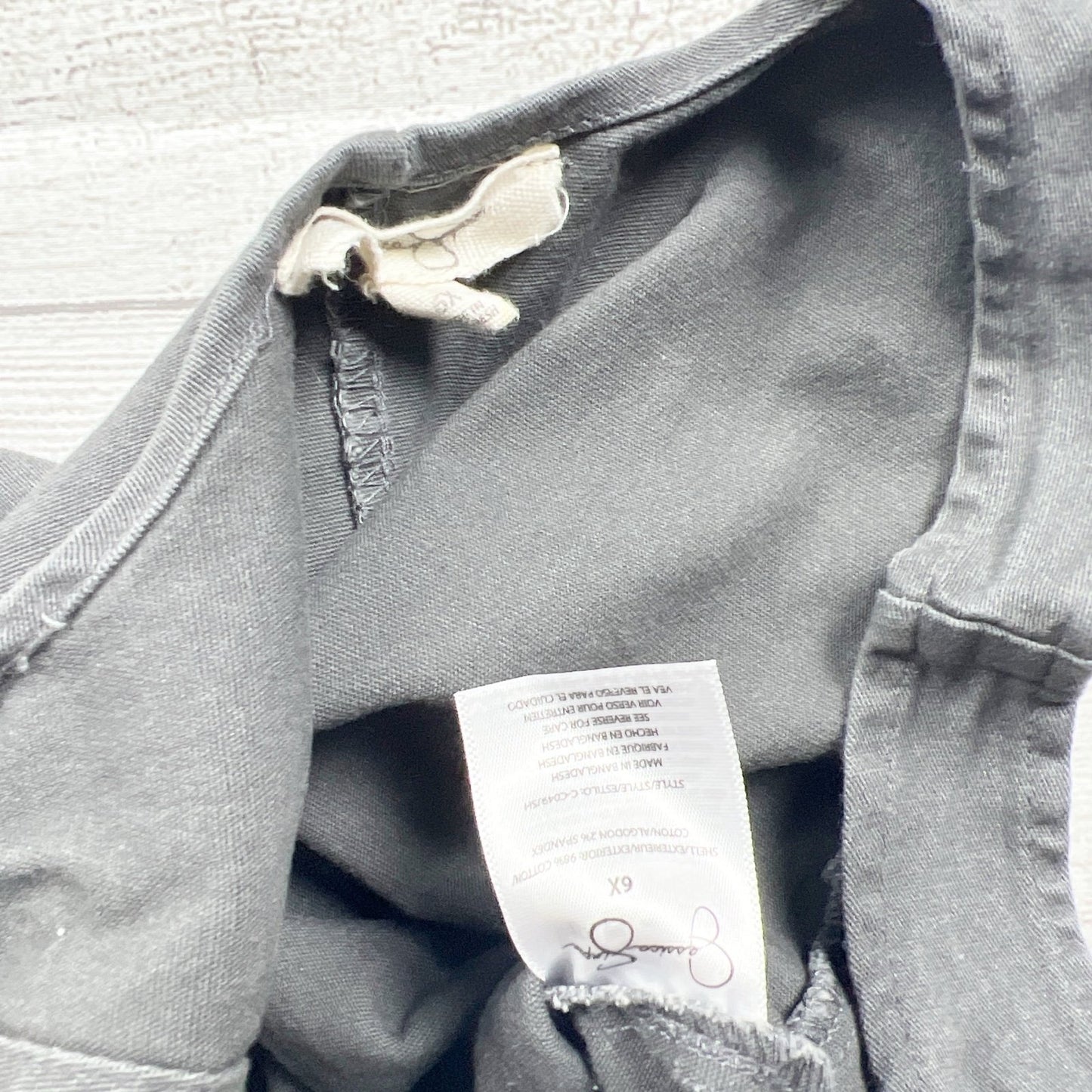 Jessica Simpson Girls Jumper Dress Button Front Pinafore Overall Dress 6X