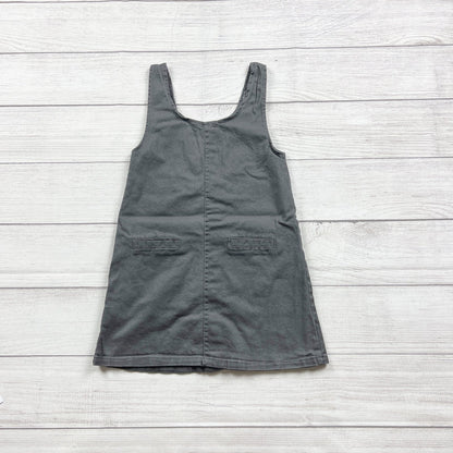 Jessica Simpson Girls Jumper Dress Button Front Pinafore Overall Dress 6X