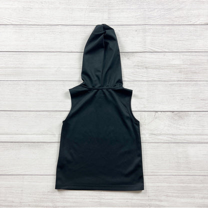 Oshkosh Boys Sleeveless Hooded Tank Black Lightweight Breathable 3T