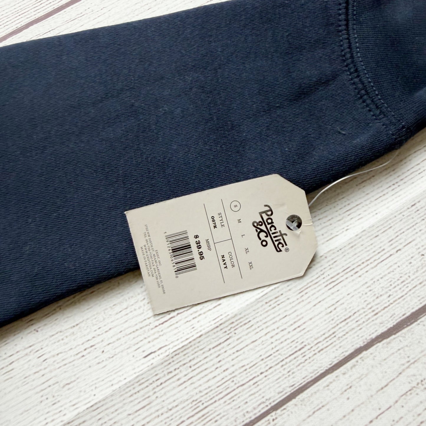 Pacific & Co Kids Navy Sweatshirt American Flag Graphic Crewneck NWT S