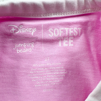 Disney Jumping Beans Toddler Girl Easter “Hoppy Easter” Minnie Mickey Tee NWT 2T