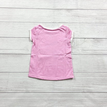 Disney Jumping Beans Toddler Girl Easter “Hoppy Easter” Minnie Mickey Tee NWT 2T