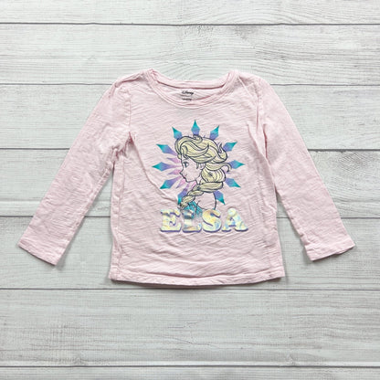 Disney Jumping Beans Toddler Girl Elsa Shirt Long Sleeve Frozen Top 3T
