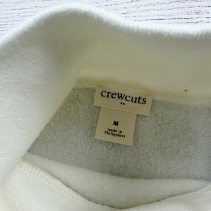 Crewcuts Girls Fleece Mock Neck Pullover Button Shoulder Cozy Sweatshirt M