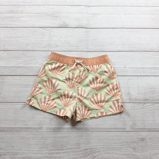 Little Co. By Lauren Conrad Boys Swim Trunks Seashell Print Mesh Lined 4T