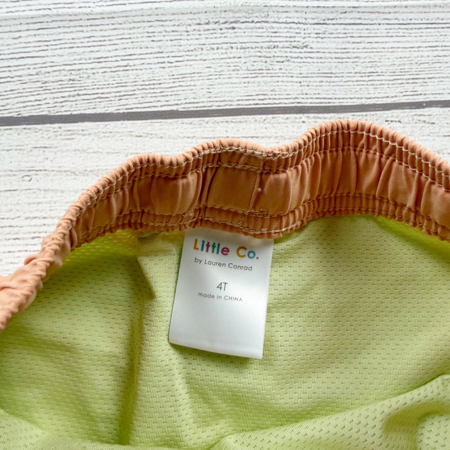 Little Co. By Lauren Conrad Boys Swim Trunks Seashell Print Mesh Lined 4T