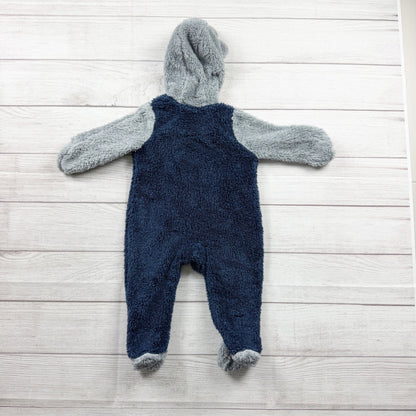 NFL New England Patriots Baby Fleece Bunting Hooded One Piece 6-9 Months