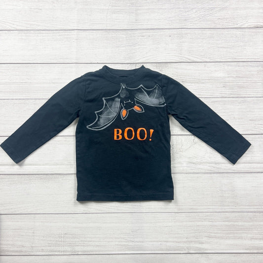 Carter’s Just One You Toddler Halloween Shirt Black Bat Boo Long Sleeve Tee 4T