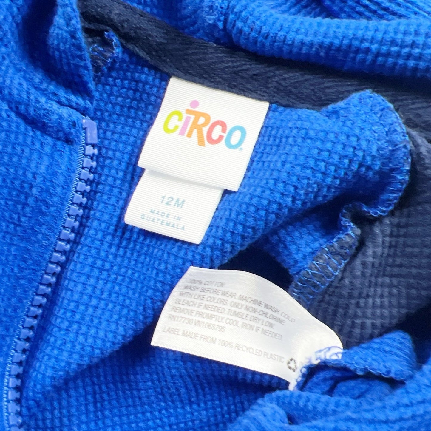 9-12M | Waffle Zip Hoodie
