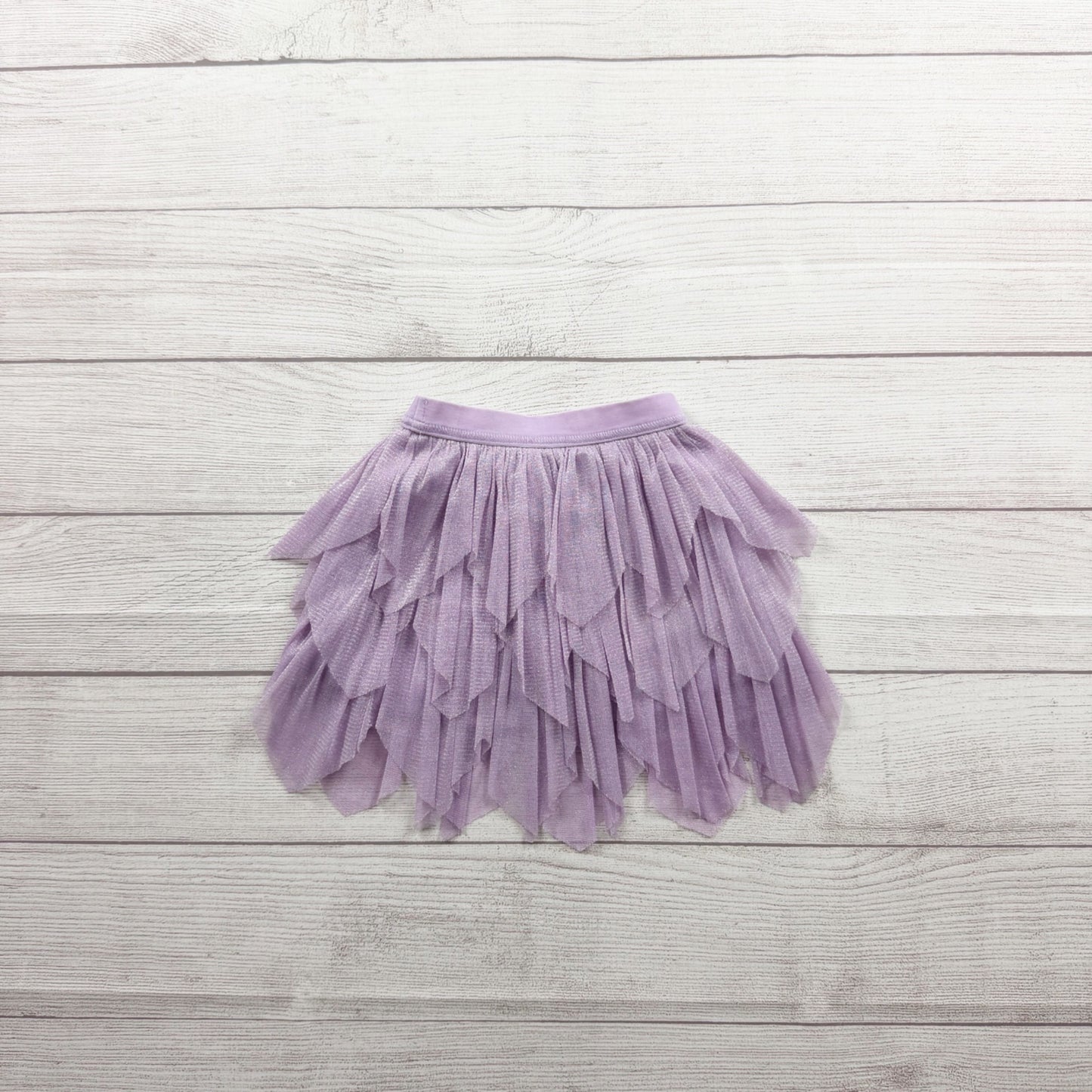 Afton Street Lavender Layer Tulle Skirt Tutu Elastic Waist Sparkle 12-18 Months