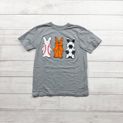 Children’s Place Sports Bunny Graphic Tee Easter M 7-8