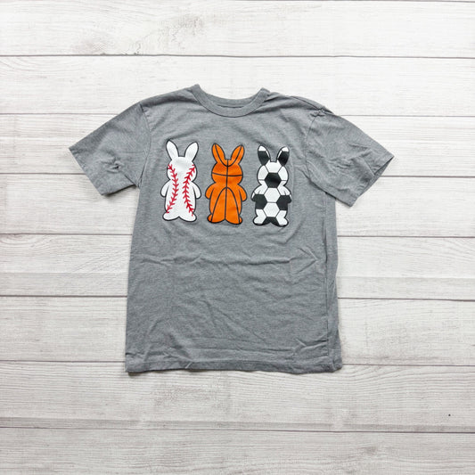 Children’s Place Sports Bunny Graphic Tee Easter M 7-8