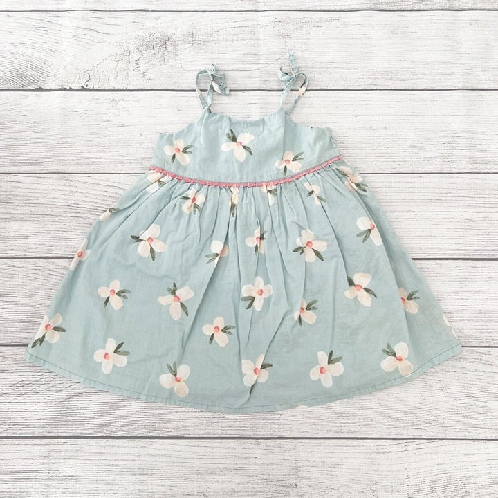 OshKosh B’gosh Toddler Dress Floral Tie Strap Sundress 12-18 Months