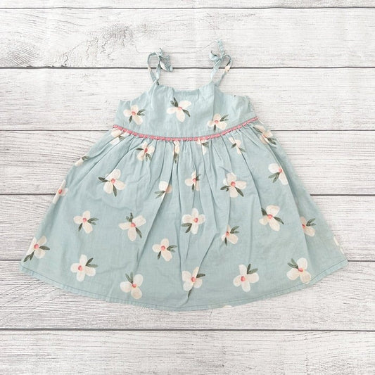 OshKosh B’gosh Toddler Dress Floral Tie Strap Sundress 12-18 Months
