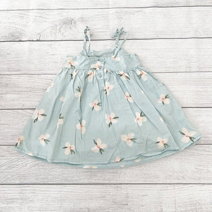 OshKosh B’gosh Toddler Dress Floral Tie Strap Sundress 12-18 Months