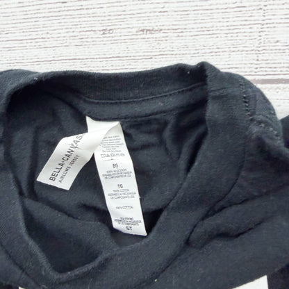 Bella + Canvas Unisex Toddler Graphic Kindness Tee Black 5T