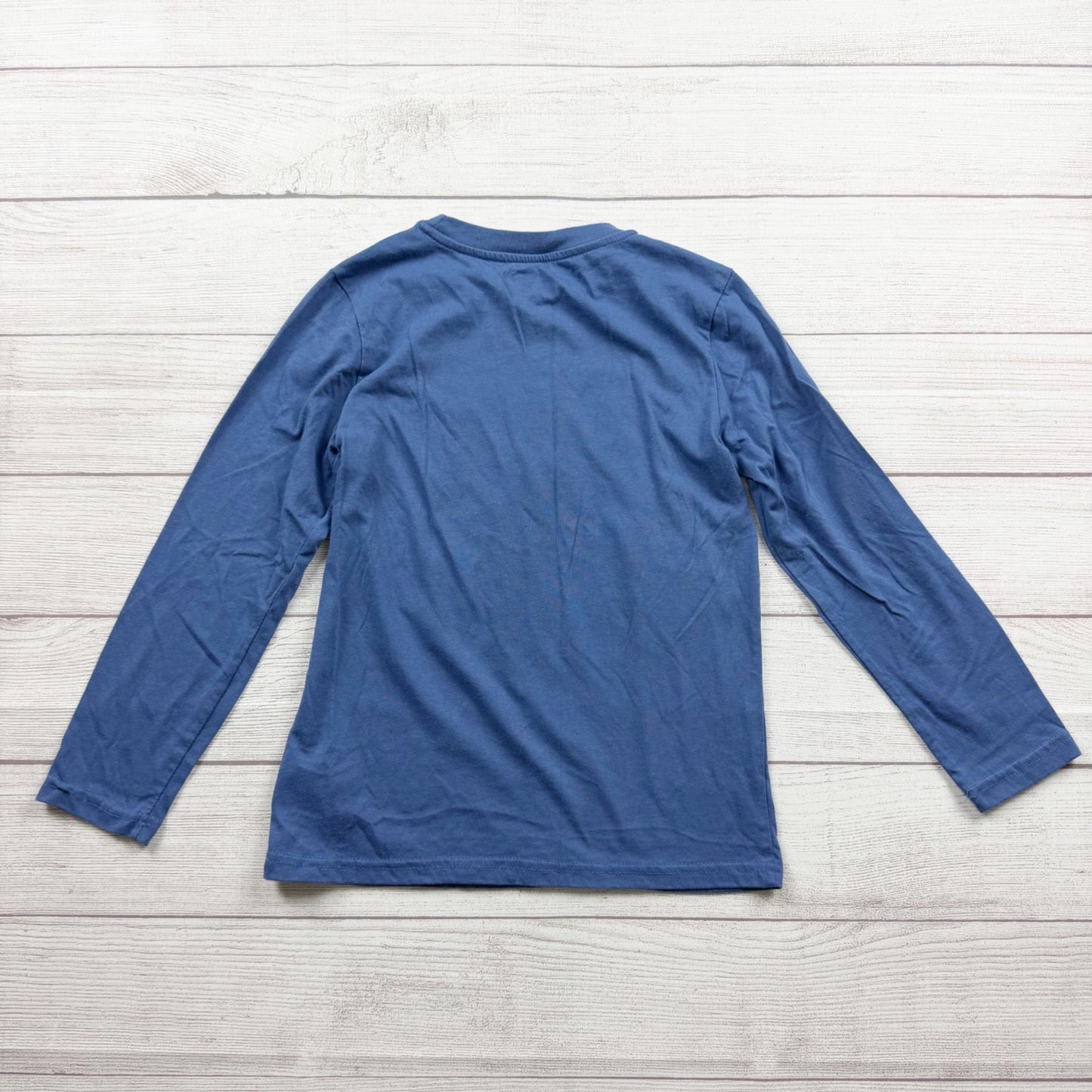 Sonic The Hedgehog Built For Speed Boys Long Sleeve Blue Shirt M