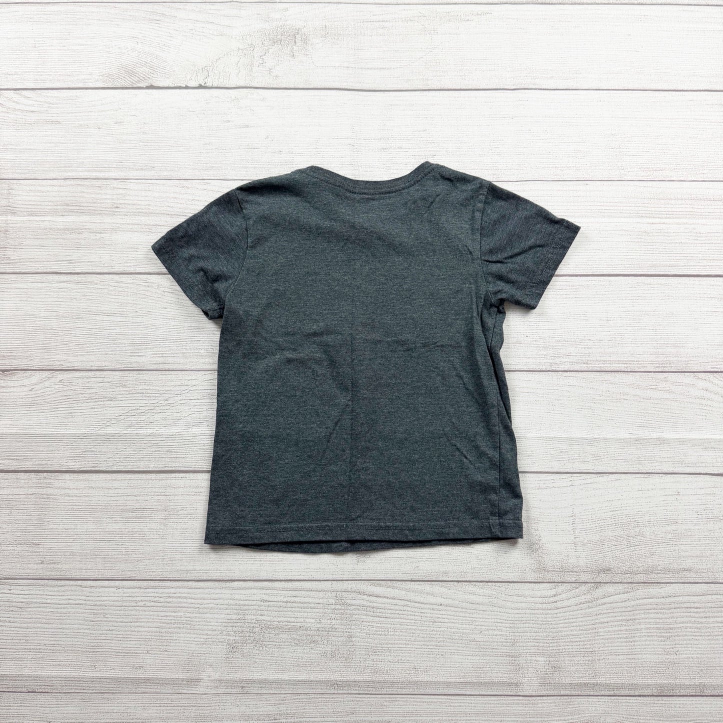 Top Gun Graphic T-Shirt Boys Short Sleeve Logo Tee Airplane Stars Shirt XS 4-5