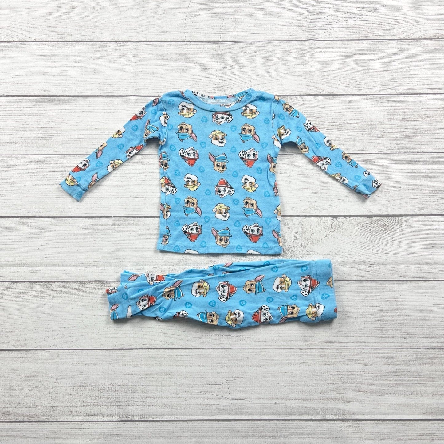PAW Patrol Pajama Set Toddler 2 Piece Nickelodeon PJs 12-18 Months