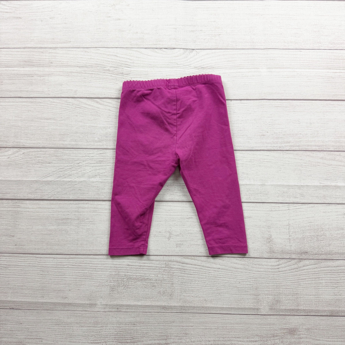 Tea Collection Capri Girls Purple Leggings Stretchy Waist Comfortable Fit 4