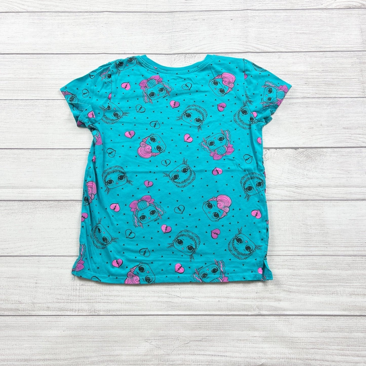 LOL Surprise! Girls Short Sleeve Graphic T-Shirt Blue L 10-12