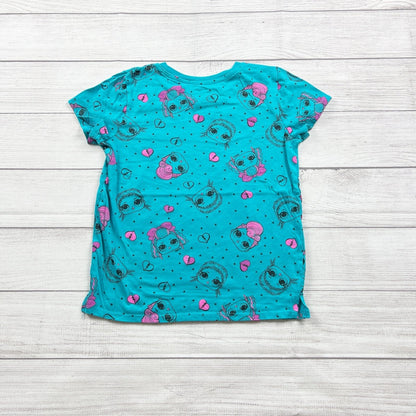 LOL Surprise! Girls Short Sleeve Graphic T-Shirt Blue L 10-12