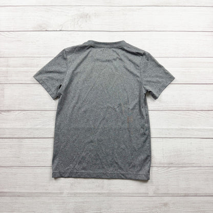 Jordan Dri-Fit Boys Gray Short Sleeve Performance Tee Lightweight M 10-12