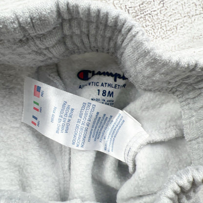 Champion Gray Baby Jogger Sweatpants Elastic Waist 12-18 Months