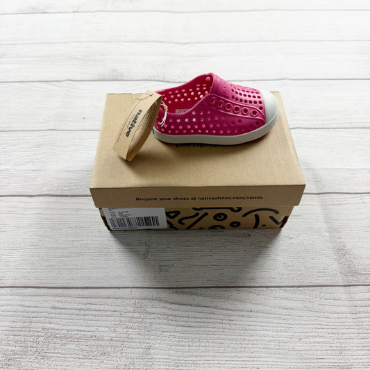 Native Jefferson Shoes Toddler Pink Slip-On Lightweight Shoes NIB NWT 4