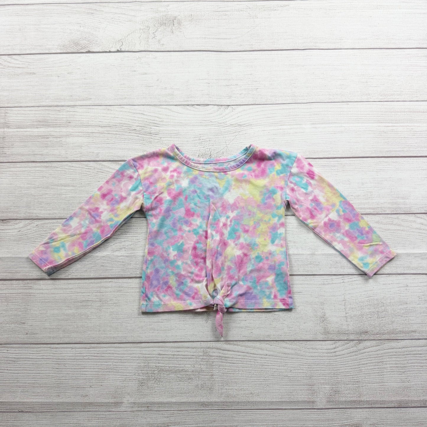 The Children’s Place Tie Dye Toddler Girl Long Sleeve Top 18-24 Months