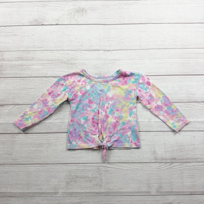 The Children’s Place Tie Dye Toddler Girl Long Sleeve Top 18-24 Months