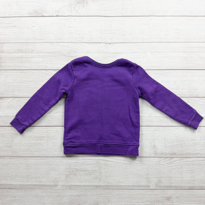 Garanimals Girls Purple Unicorn Long Sleeve Shirt Toddler Top 3T