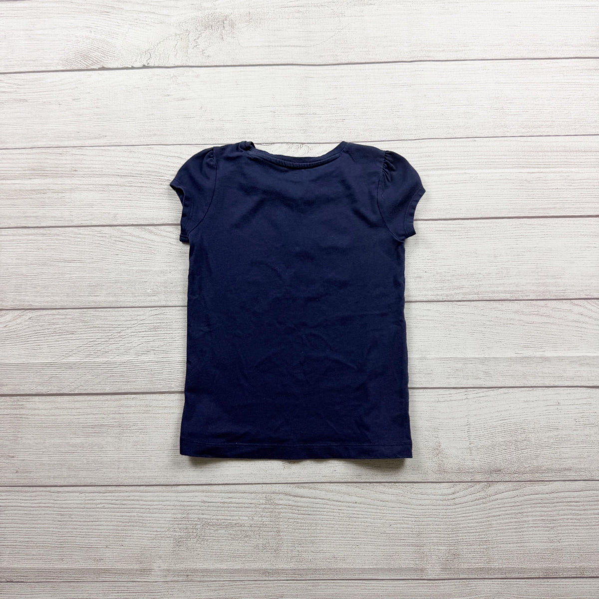 Gymboree Girls Navy Hooray For Today Graphic Tee 6