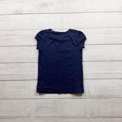 Gymboree Girls Navy Hooray For Today Graphic Tee 6