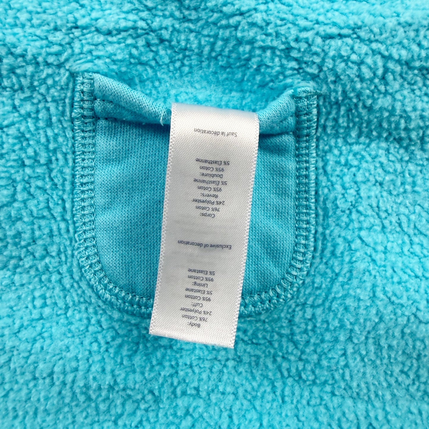 Ivivva Lululemon Girl’s Blue Sherpa-Lined Full Zip Hoodie 10
