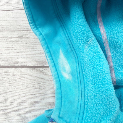 Ivivva Lululemon Girl’s Blue Sherpa-Lined Full Zip Hoodie 10