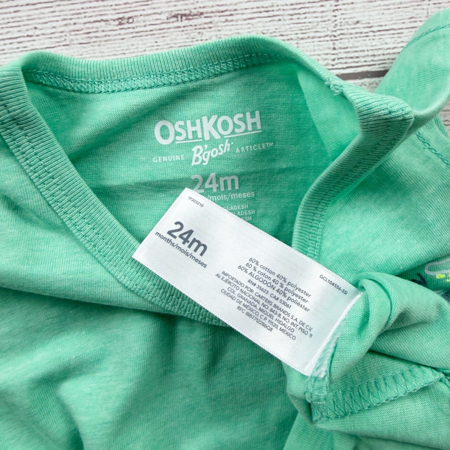 OshKosh B'gosh Boys Sleeveless Tank Top Dinosaur Graphic NWT 18-24 Months