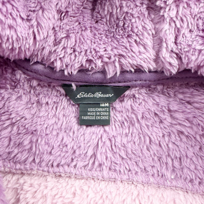 Eddie Bauer Sherpa Fleece Hooded Jacket Full Zip Plush Coat NWT 18 Months