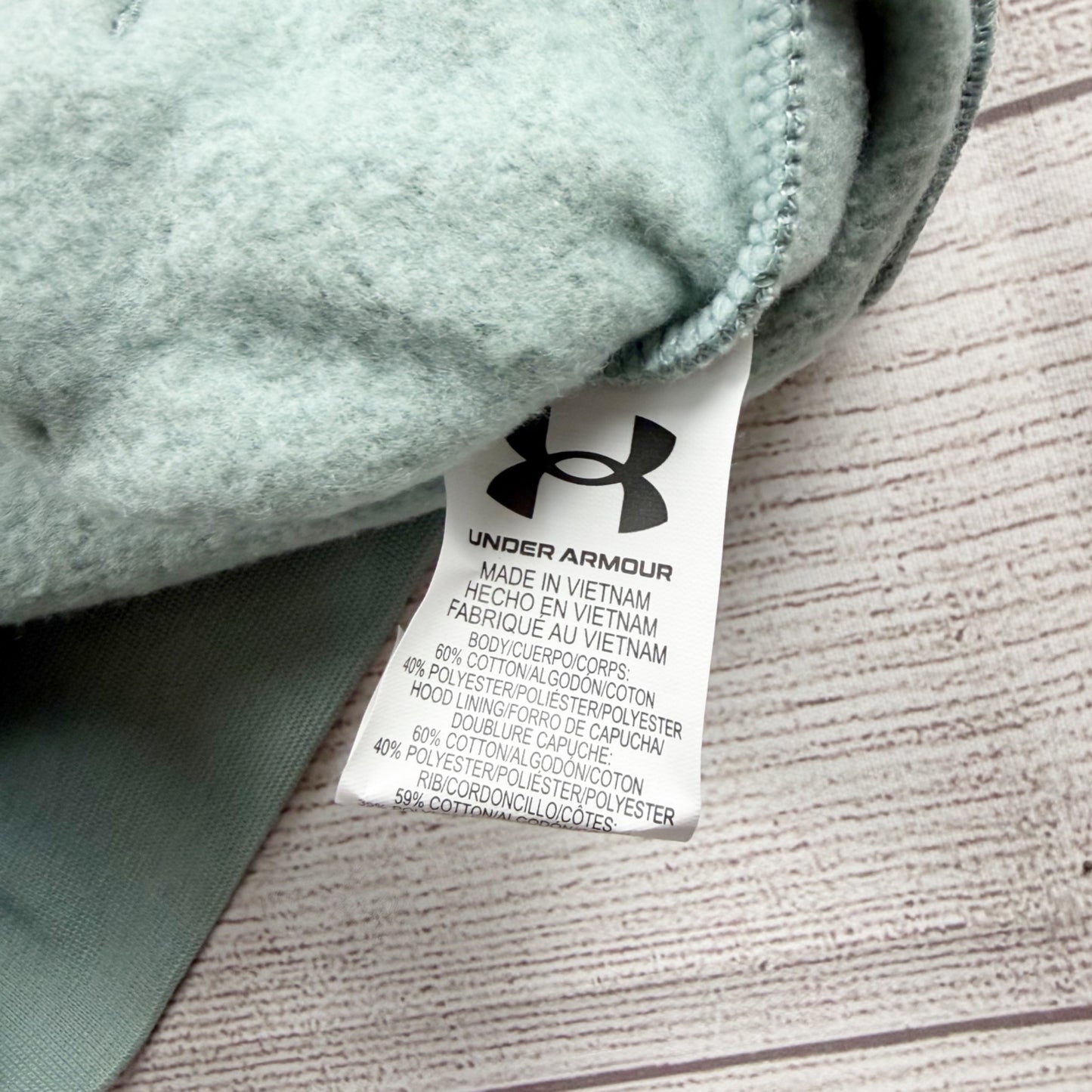 Under Armour Hoodie Sweatshirt Fleece Lined Logo Pullover NWT 5