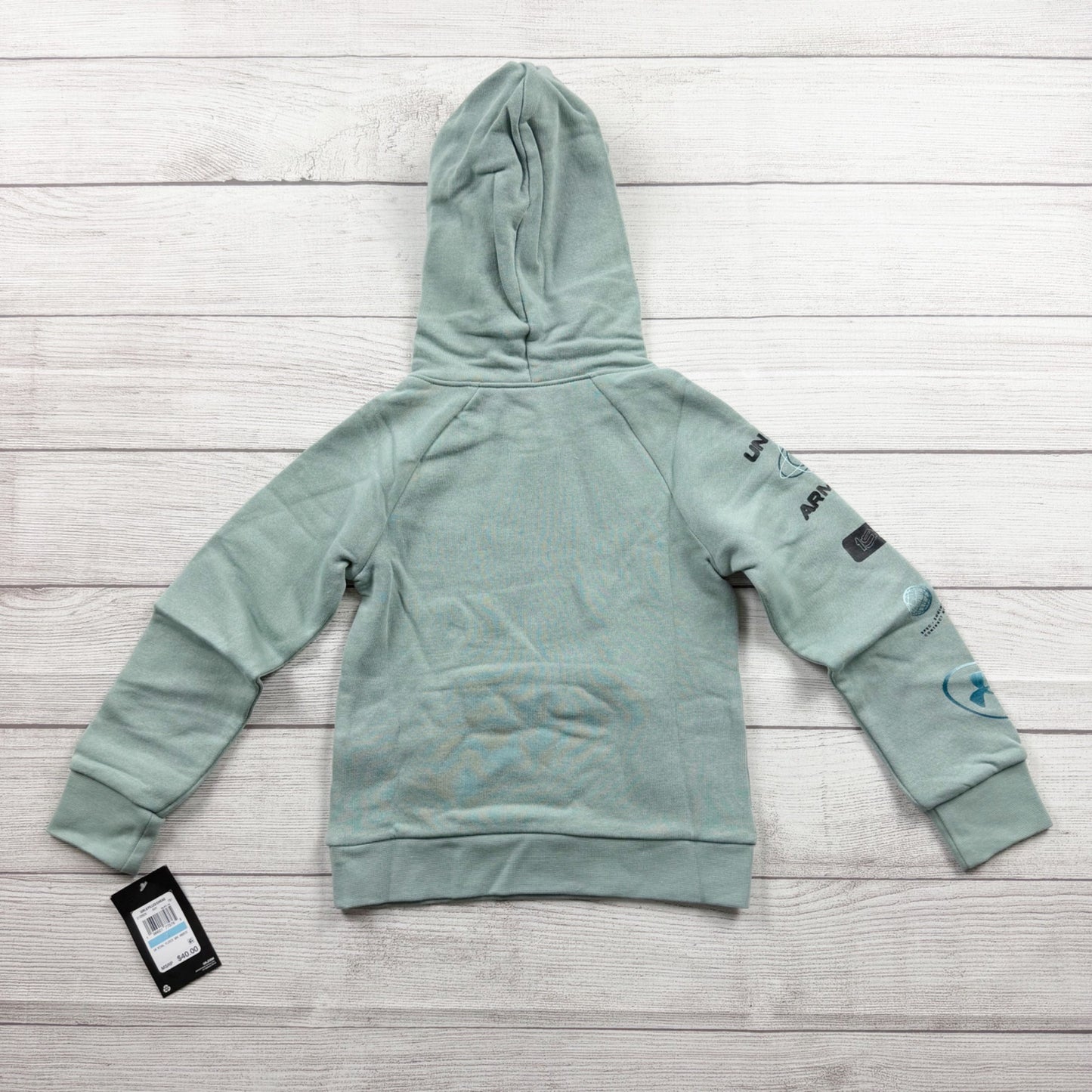 Under Armour Hoodie Sweatshirt Fleece Lined Logo Pullover NWT 5