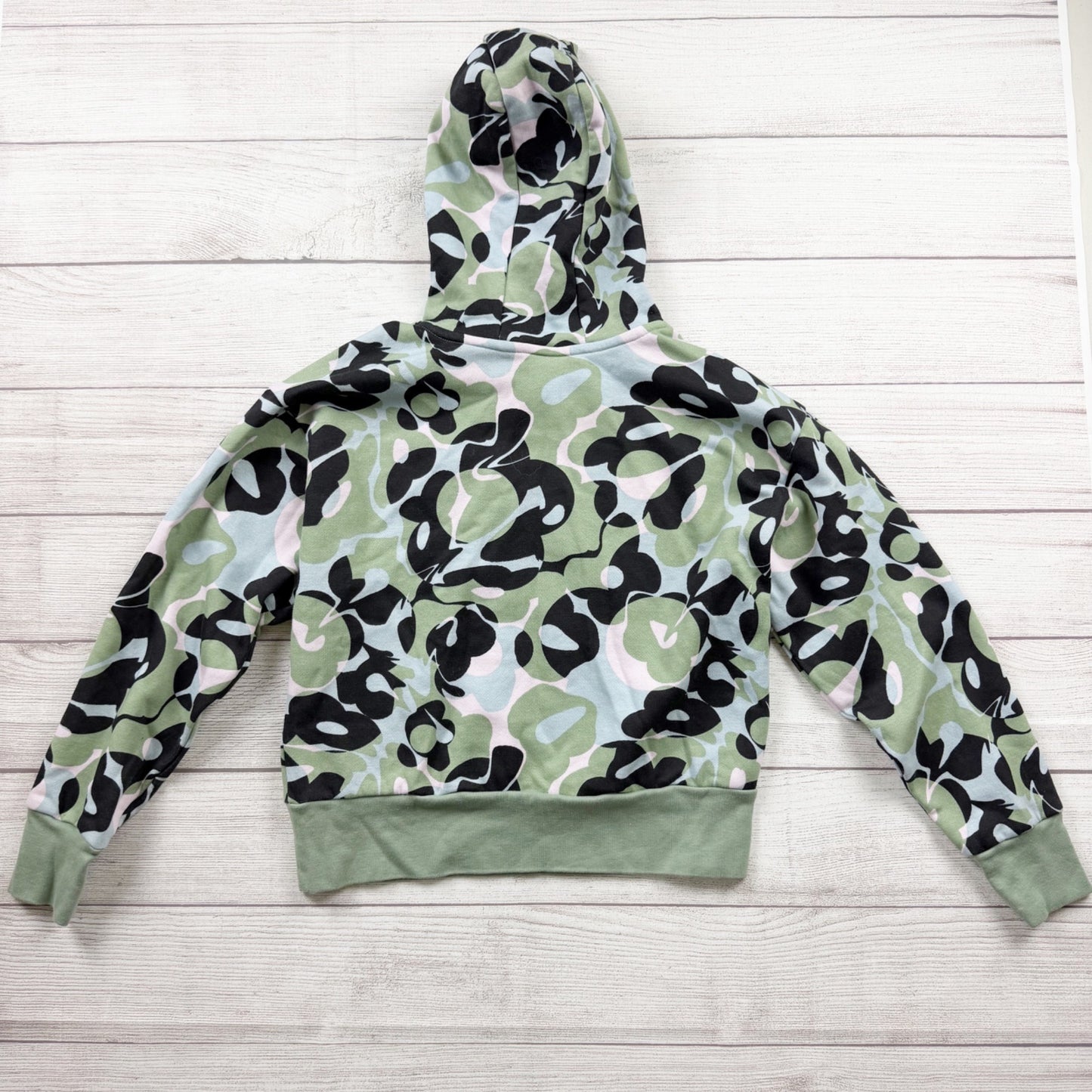 Adidas Kids Camo Hoodie Pullover Loose Fit M 10-12