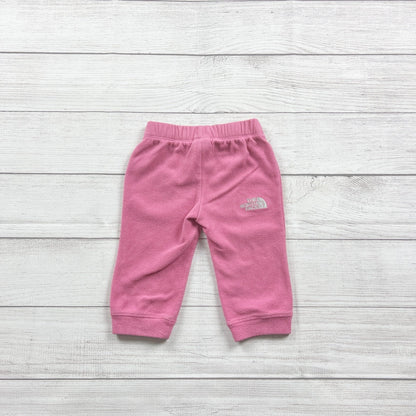 The North Face Baby Girls Fleece Pants Pink Warm Cozy 6-12 Months