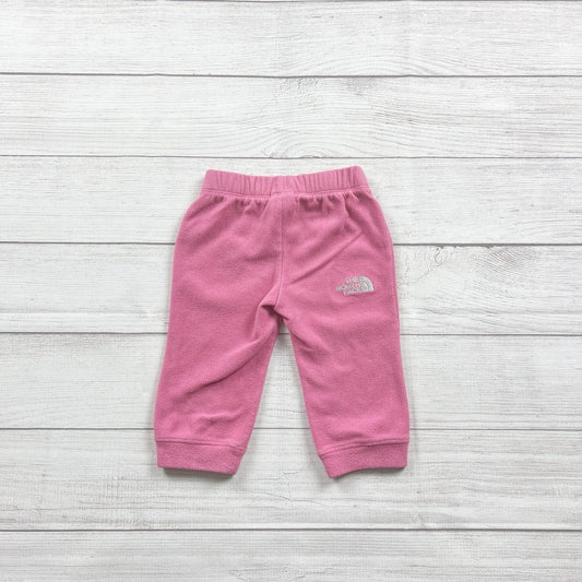 The North Face Baby Girls Fleece Pants Pink Warm Cozy 6-12 Months