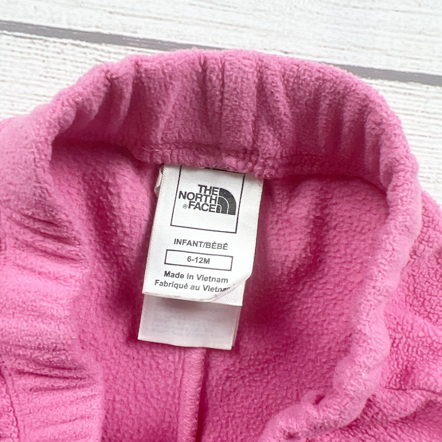 The North Face Baby Girls Fleece Pants Pink Warm Cozy 6-12 Months