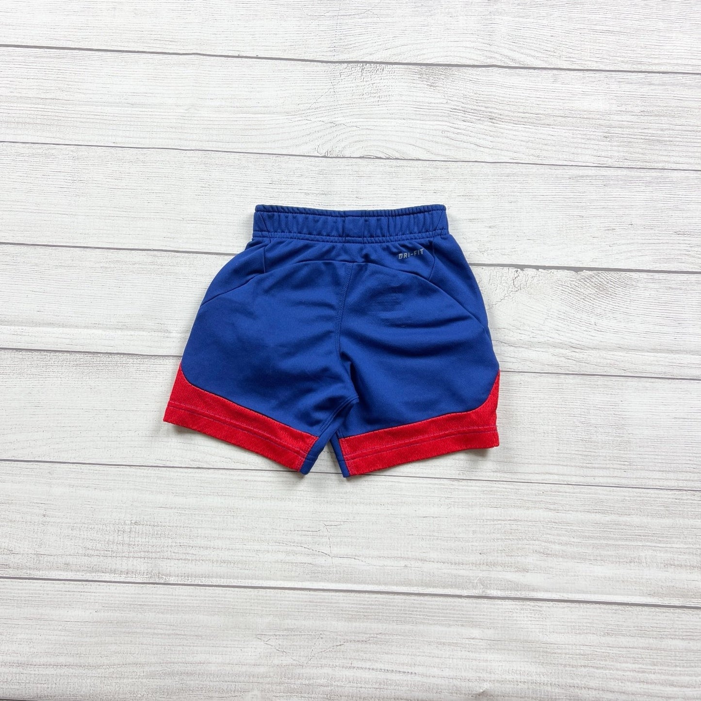 Nike Dri-Fit Toddler Boys Blue Red Athletic Shorts 2T